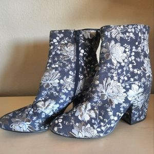 Denim and Embroidered Merona Boots